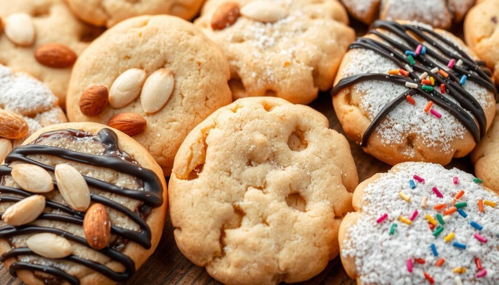 almond cookies variations