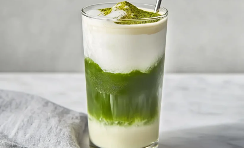 Homemade Iced Matcha Latte Recipe