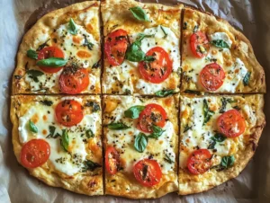 Cottage Cheese Flatbread Preparation