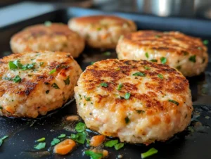 Crispy Salmon Patties Cooking Technique